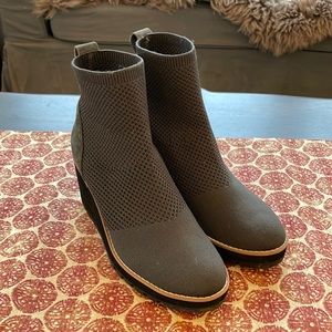 Eileen Fisher wedge booties